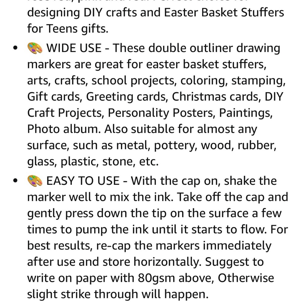 21 Outline Metallic Markers | Squiggles for Metal, Wood, Ceramic, Glass | New - Picture 9 of 10